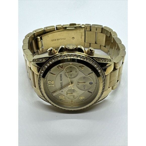 Michael Kors Blair MK5166 Women\'s Gold Stainless Steel Analog Dial Watch JNA839 main image 9